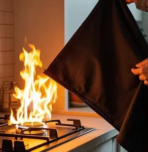 Pre oxidized Fiber Fire Blanket Flame Retardant Fire Blanket