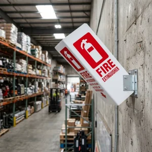 Premium Waterproof Flexible PVC Advertising Sign Custom UV Printed First Grade Reflective Fire Equipment Board Customized Color