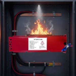 Pressure free Eco friendly Fire Suppression System Automatic Start for Power Cabinets Distribution Boxes Stainless