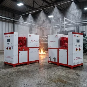 Pri safety Hi fog Water Mist Fire Suppression System with Flexible Design for Switch Gear Generator UPS Rooms Transformer Rooms