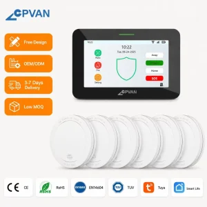 Professional Customization Fire Alarm System Interconnectable Smoke EN14604 Wi Fi 4G Smart Home Fire Detection System