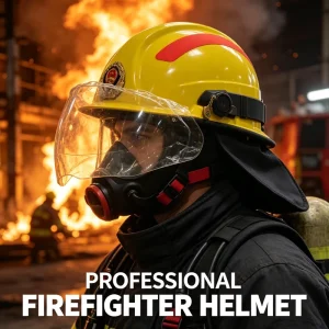 Professional Firefighter Helmet High Impact Resistance Certified Safety Gear for Firefighters and Rescue Teams