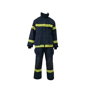 Professional Firefighting Suit Rescue Firefighter Uniforms Made of Aramid and Nomex Materials