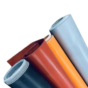 Professional Flame-retardant High Insulation Reinforced Colorful Silicone Coated Fiberglass Fabric