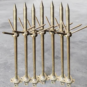 Professional Lightning Protection System Pure Copper Lightning Rods High performance lightning Conductor