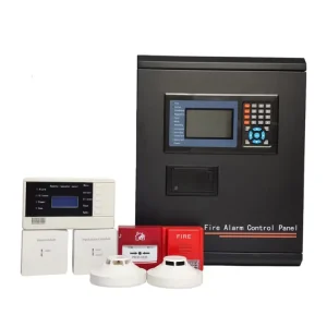 Professional Multi Loop Addressable Fire Alarm System Panel with Touch Screen CAN Bus Wall Mounted AC90~270V for Factory Mall