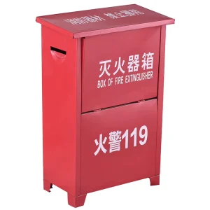 Professional Red Safety Equipment Custom Iron Fire Extinguisher Box
