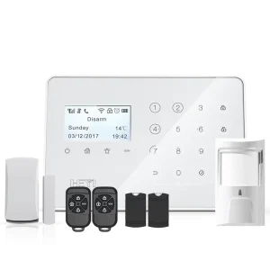 Promotional Anti GSM Jammer Smart 433 MHz Monitoring Alarm Systems LTE Burglar Intruder Fire Water Gas Leakage Alarm for Office
