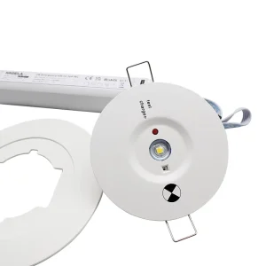 Quality Non maintained Recessed D50 Emergency Light Rechargeable Lithium Battery LED Emergency Light Anti Panic Emergency Lights