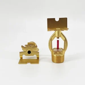 Quick response Wall mounted DN20 Brass Fire Sprinkler 68°C Sidewall Fire Sprinkler System