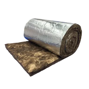 R1.3 12kg 55mm Fire and Heat Roofing Insulation Fiberglass Wool Roll Blanket Building Insulation Material