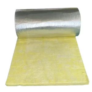 R94 R122 R188 R235 Fieltro De Rollo De Lana De Vidrio Con Estructura De Acero De Papel De Aluminio Ignifugo