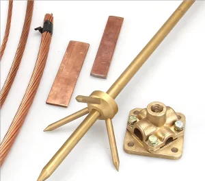 REFINE Certified Factory Supply Franklin Lightning Rod of Copper Clad Steel Air Terminal Rod Thunder Arrester