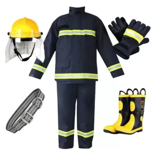 RS 9028 02 Style Heat Resistance EN469 Polypropylene Wildland Firefighting Suit Fireman Rescue Uniform
