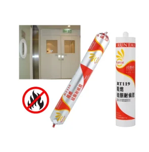 RUNTAI RT 119 Adhesive Sealant Fireproof Silicone Sealant for Windows and Doors Flame Retardant