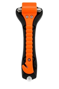 RV’s Window Breaker Seatbelt Cutter 2 in 1 Emergency Car Glass Punch Hammer Auto Escape Life Rescue Tool Light Reflective Tape