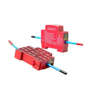 Rail Guide Automatic Fire Protection Device Gas Mist Wall Mounted Easy Installation