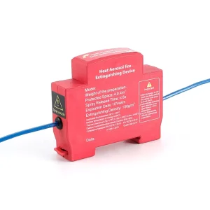 Rail-mounted Thermal Aerosol Automatic Fire Extinguishing Device for Distribution Box and Cabinet