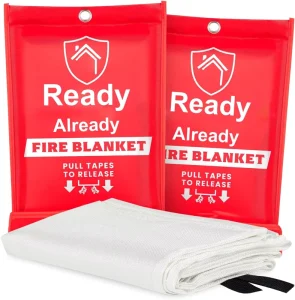 Ready Already Emergency Fire Suppression Blanket Fiberglass Blanket for Kitchen and Home