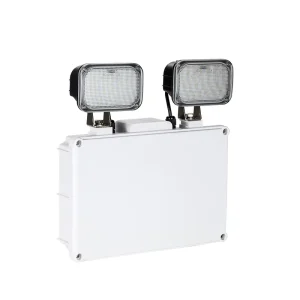 Rechargeable Battery Lights 3Wx2 LED Twin Spot Head Emergency Light
