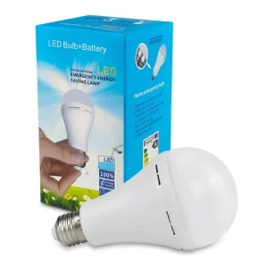 Rechargeable Emergency Bulb E27 B22 7W 9W 12W 15W LED Emergency Light for Home Camping