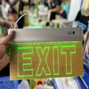 Rechargeable Emergency Exit Light Sign Exit Emergency Light Fire Emergency Led LightsStairway Indicator Light Sign