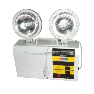Rechargeable Emergency Lamp Automatic Twin Spots Emergency Light 220V