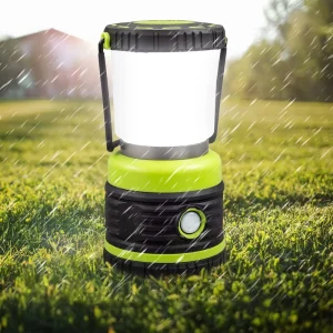 Rechargeable LED Camping Lantern 1800LM 4 Modes Portable Power Bank 4400mAh IP54 Waterproof Flashlight for Emergency