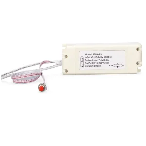 Rechargeable LED Emergency Power Supply for External Driver LED Lamps 3 Hours Battery Backup