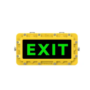 Rechargeable Twin Spot 220V Lamps Explosion Proof LED Double Head Exit Sign Emergency Lights