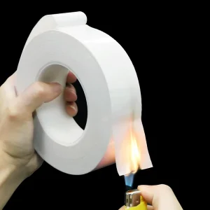 Recyclable Heat Resistant Flame Retardant Acrylic Hot Melt Paper Tissue Double Sided Fireproof Self Adhesive Tape