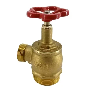 Red 2 Inch Aluminum Casting Fire Hydrant Landing Valve PN16 Hydrant System Valve