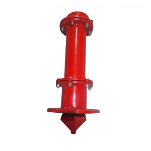 Red Flanged Fire Hydrant Pipe Assembly Pillar Connector Firefighting Equipment