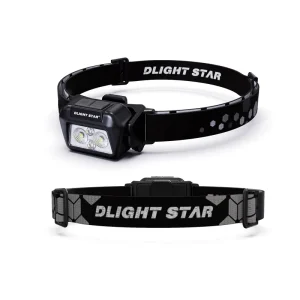 Red Light Always On and SOS Dual Mode Independent Switch Fishing Headlamp Safety Protection Rescue Headlight