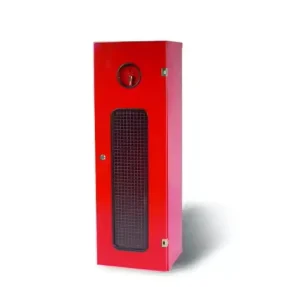 Red Low Carbon Steel Fire Extinguisher Storage Box Aluminum Alloy Door Frame Model Firefighting Equipment Accessories
