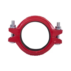Red Painted UL FM Malleable Cast Iron Pipe Elbow Tee Mechanical Coupling Fittings for Fire Sprinkler System
