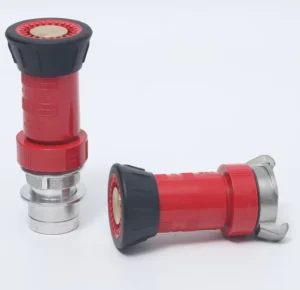 Red Plastic Spray Jet Fire Hose Water Nozzle 1″ 1.5″ 2″ 2.5″ BSP NH Female Thread for Fire Hose Reel Connected Alu Hose Couplings