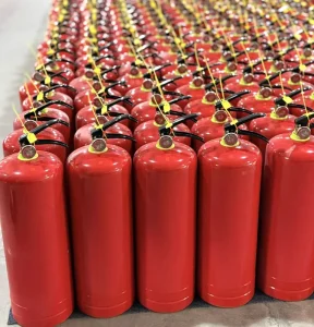Red Plating Dry Powder Fire Extinguisher Factory Firefighting Equipment Supplier ST12 Empty Fire Extinguisher