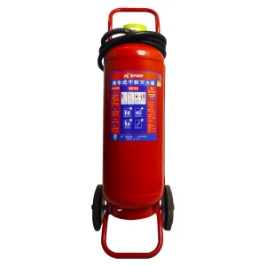 Red Portable ABC Dry Powder Fire Extinguisher Customizable Manufacturing Fire Safety Equipment