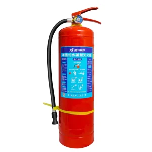Red Portable Household 6L Water Fire Extinguisher