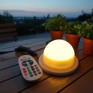 Remote Control Color RGB LED Bulb VC L120 for Wall
