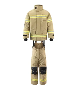 Removable Liner DRD Rescue Design Khaki Color Firefighter Suits