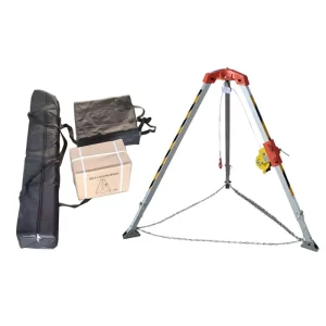 Rescue Tripod 20/30m Hand Operated Durable Lifting Tool for Road Construction Power Engineering & Fire Rescue