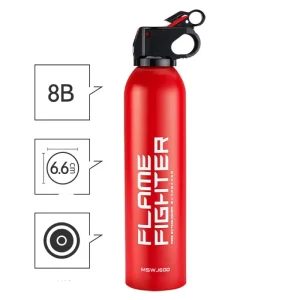 Residential Safe Equipment Car Fire Stop Portable 8Bar Steel Foam Fire Extinguisher 500ml 1000ml Fast Discharge Fire Fighting