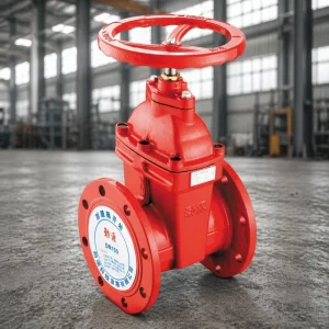 Resilient Seated Gate Valve Non Siring Firefighting Equipment Accessory