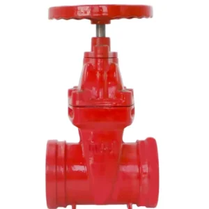 Resilient Seated Gate Valve Non-rising Stem Grooved End Ductile Iron Fire Fighting Gate Valve
