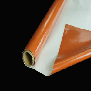 Resistance High Temperature Retardant Silicone Coated Fiberglass Fireproof Silicone Rubber Coated Fiberglass Fabric Cloth