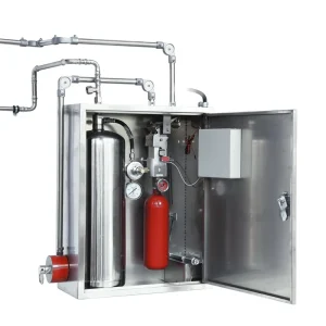 Restaurant Kitchen Hood Automatic Kitchen Fire Alarm and Suppression System