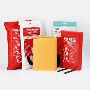 Reusable Fire Resistant Fiberglass Soft Fire Insulation Retardant Blanket Home Kitchen Emergency Prepared Fire Blanket