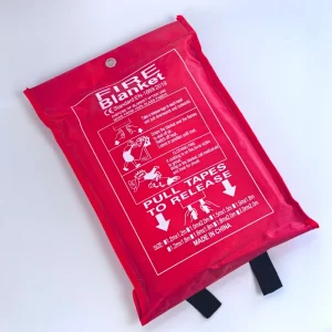 Reusable White Satin Fiberglass Fabric Fire Retardant Emergency Survival Fire Blanket for School Hospitals Fireproof